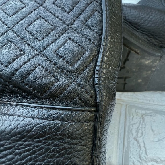 Tory Burch Black Leather Boots in a Size 11 Women’s - Picture 10 of 12